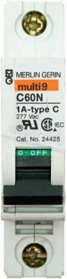Merlin Gerin 24425 multi-9 C60N 1A Circuit Breaker