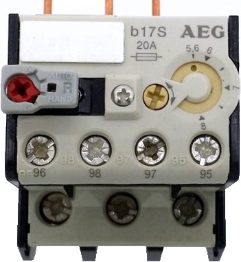 AEG b17S 20A Overload Relay
