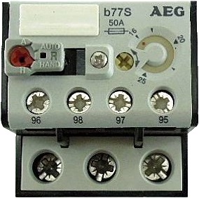 AEG b77S 50A Overload Relay